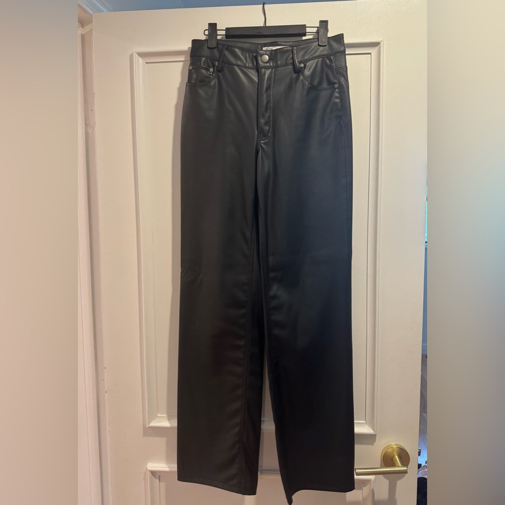 Zara Faux Leather Pants